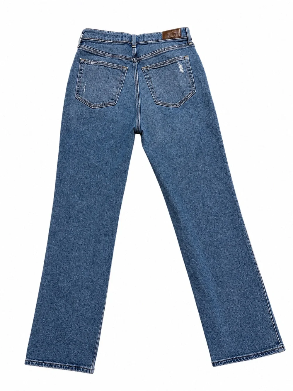 Hollister Ultra High-rise Vintage Straight-Leg Blue Jeans
